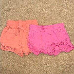 jumping beans Coral and Hot Pink Girls' Shorts